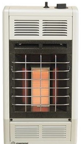 6,000 BTUS Infrared Vent-Free Heater w/Manual Thermostat