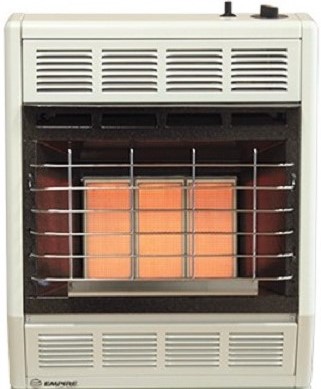 18,000 BTUS Infrared Vent-Free Heater w/Thermostat